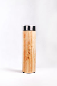 Ecofriendly (Eco-friendly) and Sustainable Bamboo Insulated Reusable Water Bottle with Tea Infuser