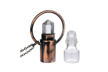 Load image into Gallery viewer, Kessho Rollerball Bottle Necklace (Clear Quartz)