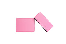 Load image into Gallery viewer, Erthe Life Handstand Handbalancing Blocks in pink matching with out Fresh Pink Handstand Handbalancing Mat. Perfect Travel Size Handstand blocks with all natural light weight Bamboo material