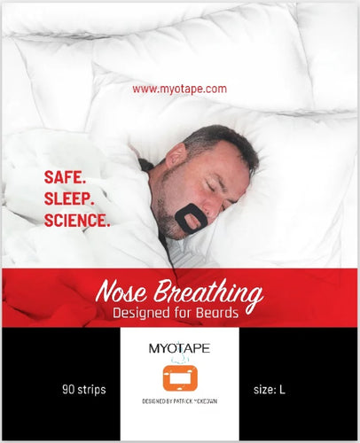 MyoTape Nose Nasal Breathing For Adults with Beards