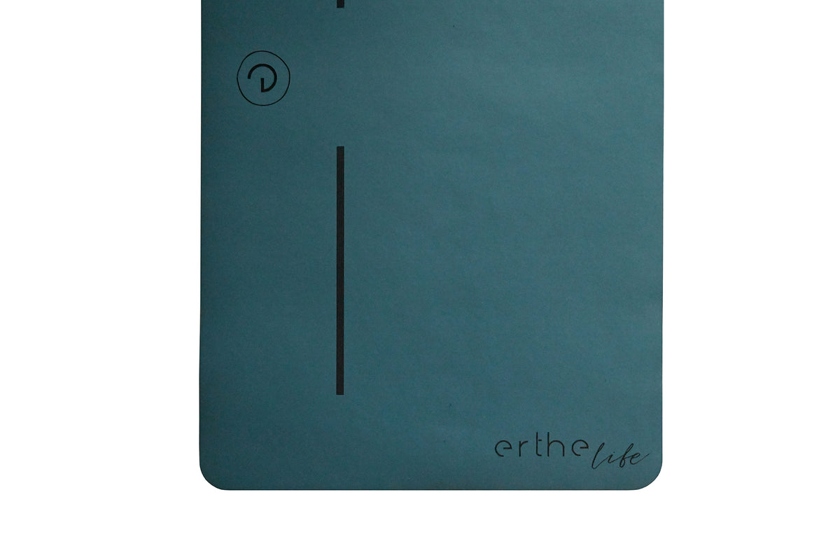 Shady Blue Handstand Mat and Bamboo Blocks Bundle - Premium Grip, Eco ...