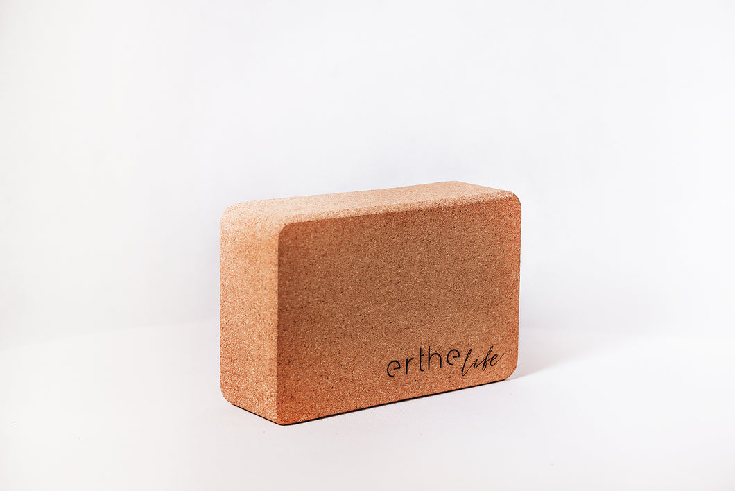 Erthe Life Cork Yoga Block