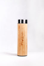 Load image into Gallery viewer, Ecofriendly (Eco-friendly) and Sustainable Bamboo Insulated Reusable Water Bottle with Tea Infuser