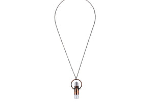 Kessho Rollerball Bottle Necklace (Clear Quartz)